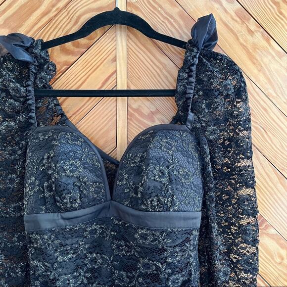 For Love & Lemons Free People Lace Mini Dress - Picture 7 of 16